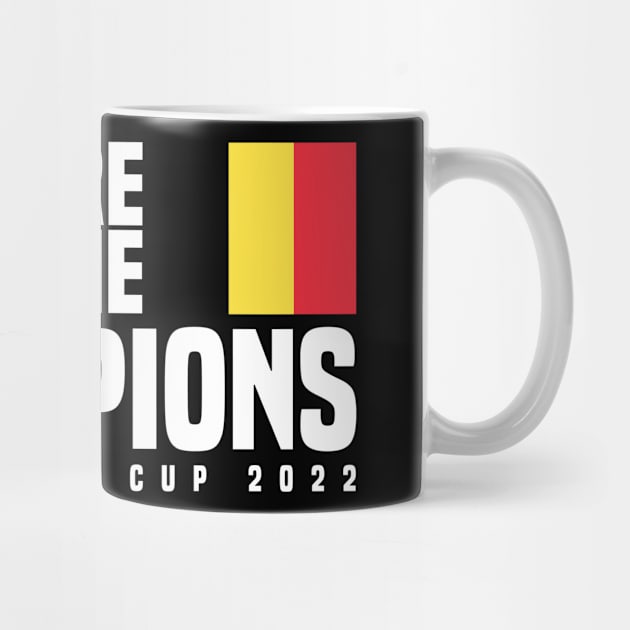 Qatar World Cup Champions 2022 - Belgium by Den Vector